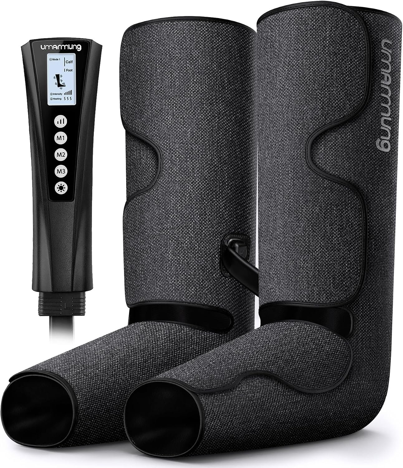 UMARMUNG Christmas Air Compression Leg Massager with Heat Gifts for Women, Men, Mom, Dad, Wife, Husband, Her, Him, Calf Foot Massage boots Gifts for Birthday, Mothers Day, Fathers Day, Valentine’s Day