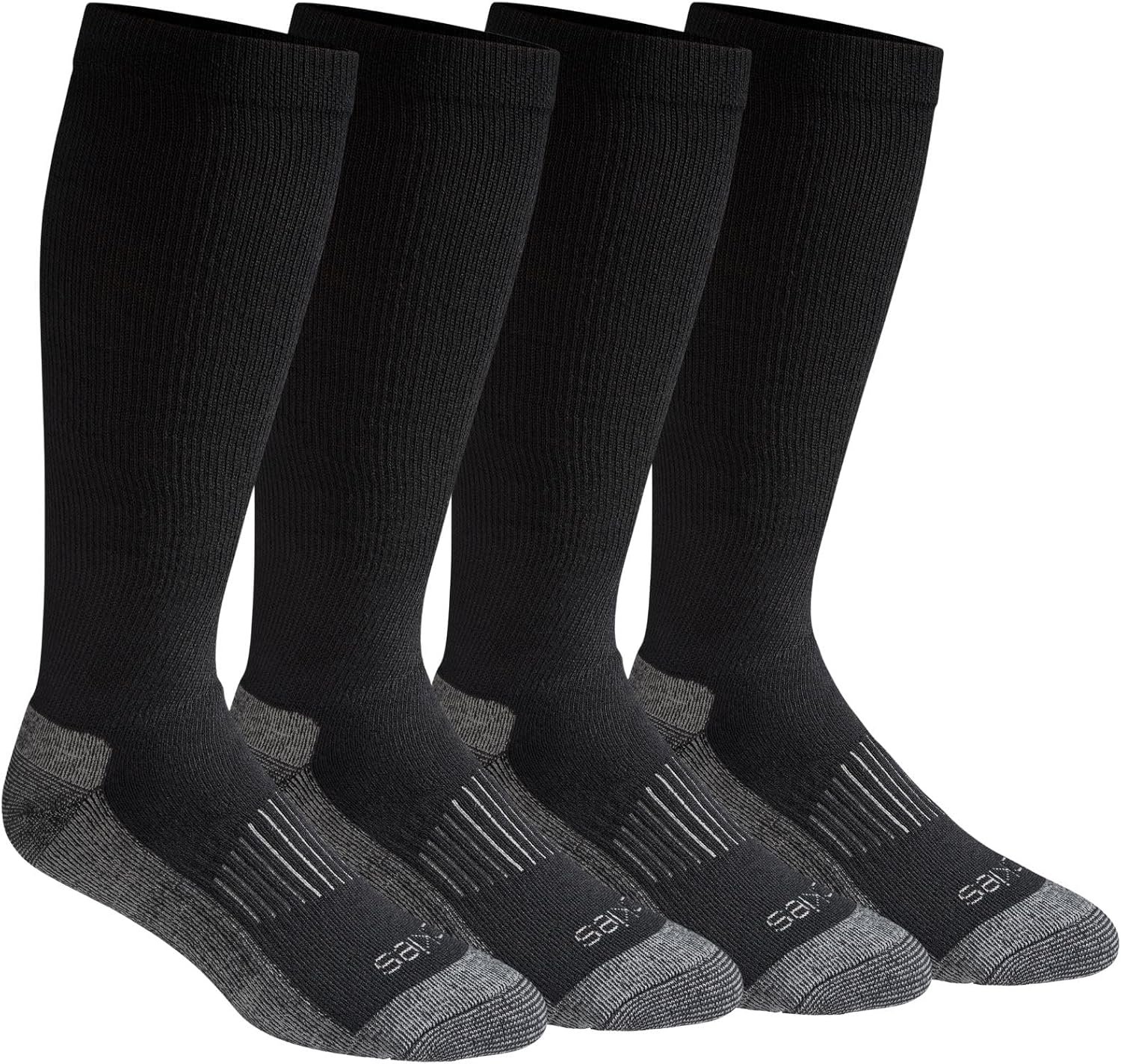 Dickies Men’s Light Compression Comfort Over-The-Calf Socks, Available in M-XXL (2, 4 Pairs)