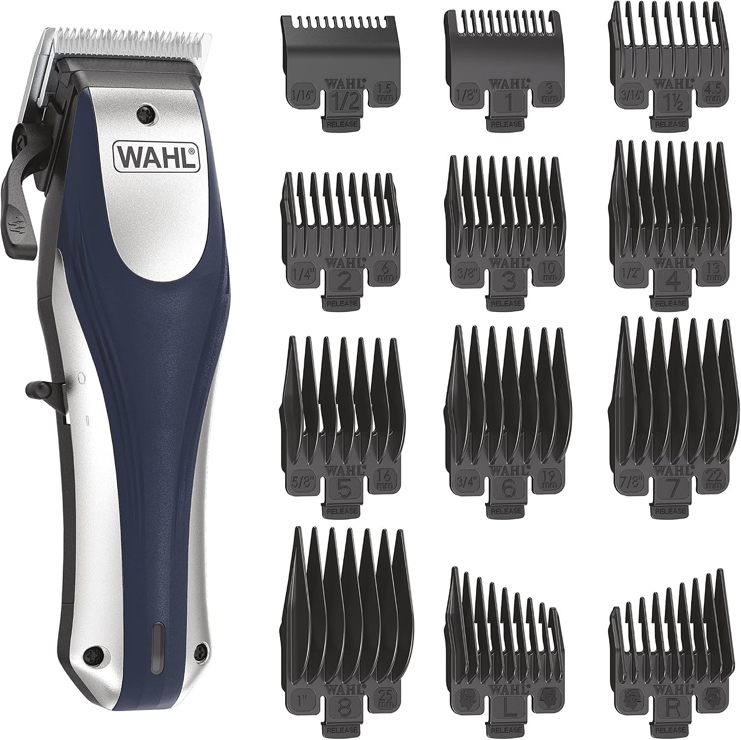 Wahl Lithium Ion Pro Rechargeable Cordless Hair Clippers for Home Haircuts | Cordless At Home Haircuts For Men, Women & Children, Smart Charge Technology For Convenient Haircutting – Model 79470