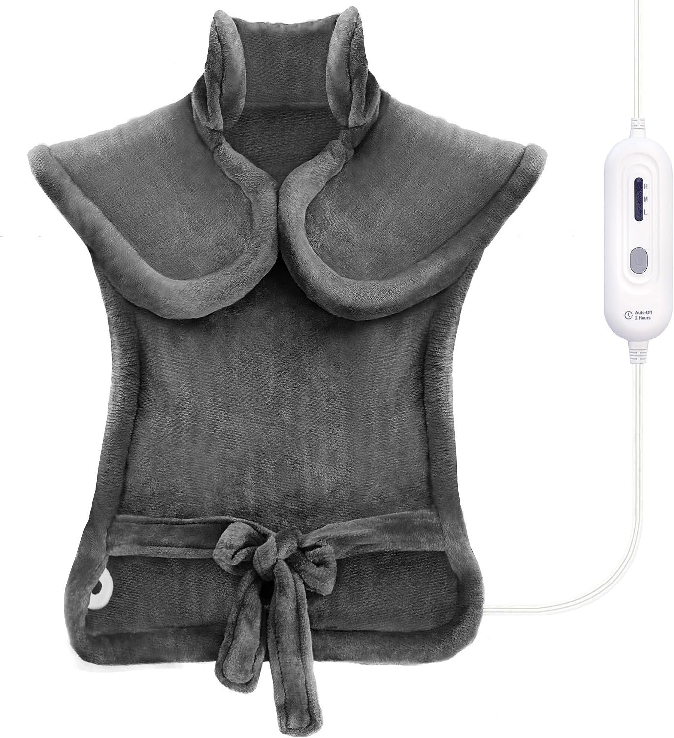 Tefici Electric Heating Pad for Back, Neck & Shoulders, 24″×33″, Ultra Soft | FSA Eligible HSA,ETL/FCC Certified,3 Heat Levels,2H Auto Off,Weighted Large Full Body Heat Pad,Birthday Gifts for Women,Men