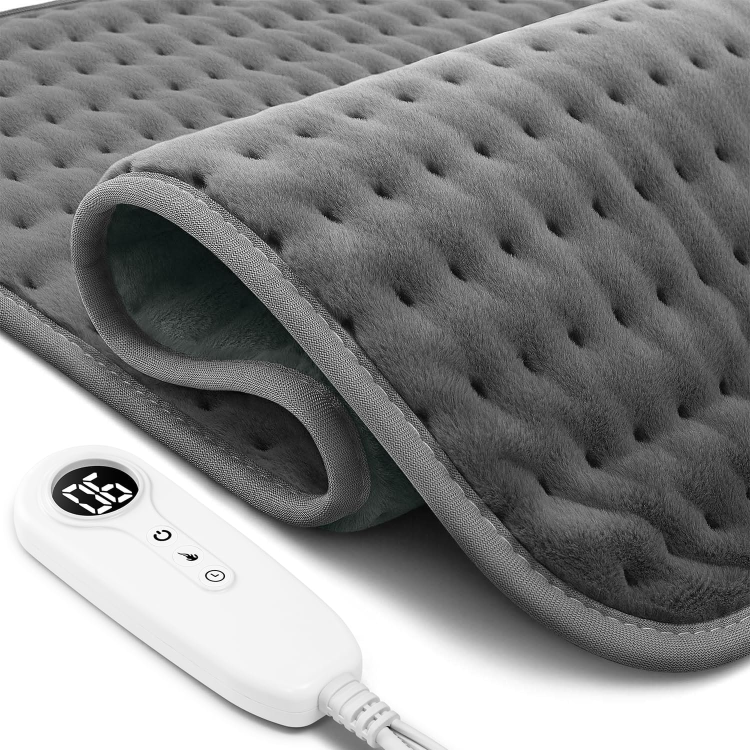 XXL Heating Pad for Back Pain Relief, Women Men Christmas Birthday Gifts | Large Heat Pads for Elderly Cramps/Neck/Shoulder/Legs/Knee/Muscle Tension & Joint, 6 Heat, 4 Timer