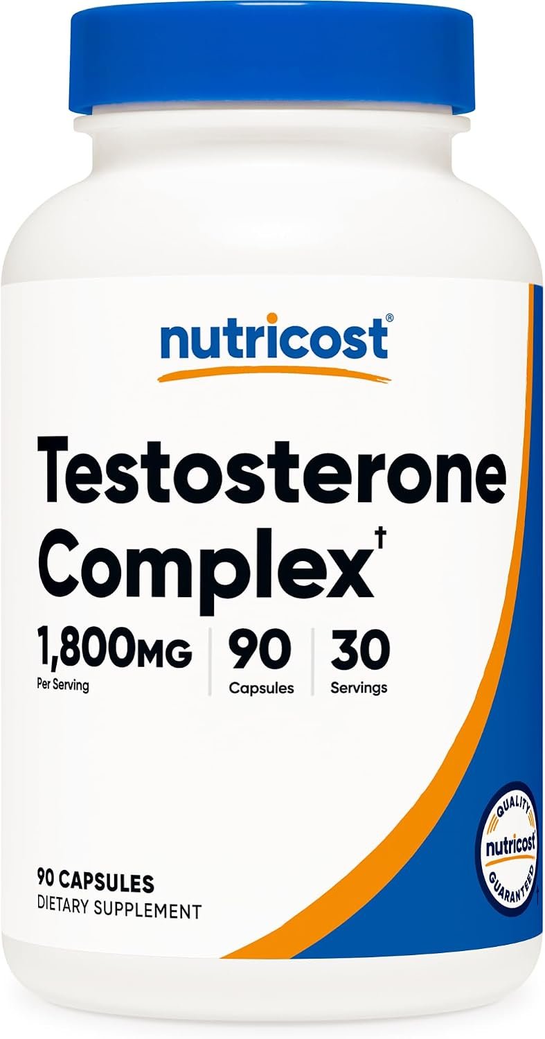 Nutricost Testosterone Support Complex (90 Capsules) -1800mg Per Serving