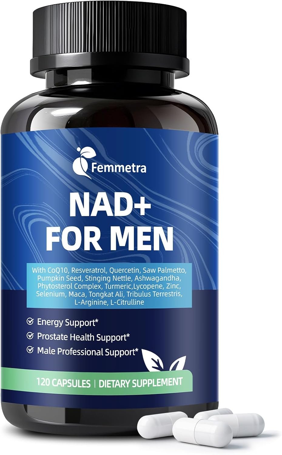 NAD+ Supplements for Men with Saw Palmetto