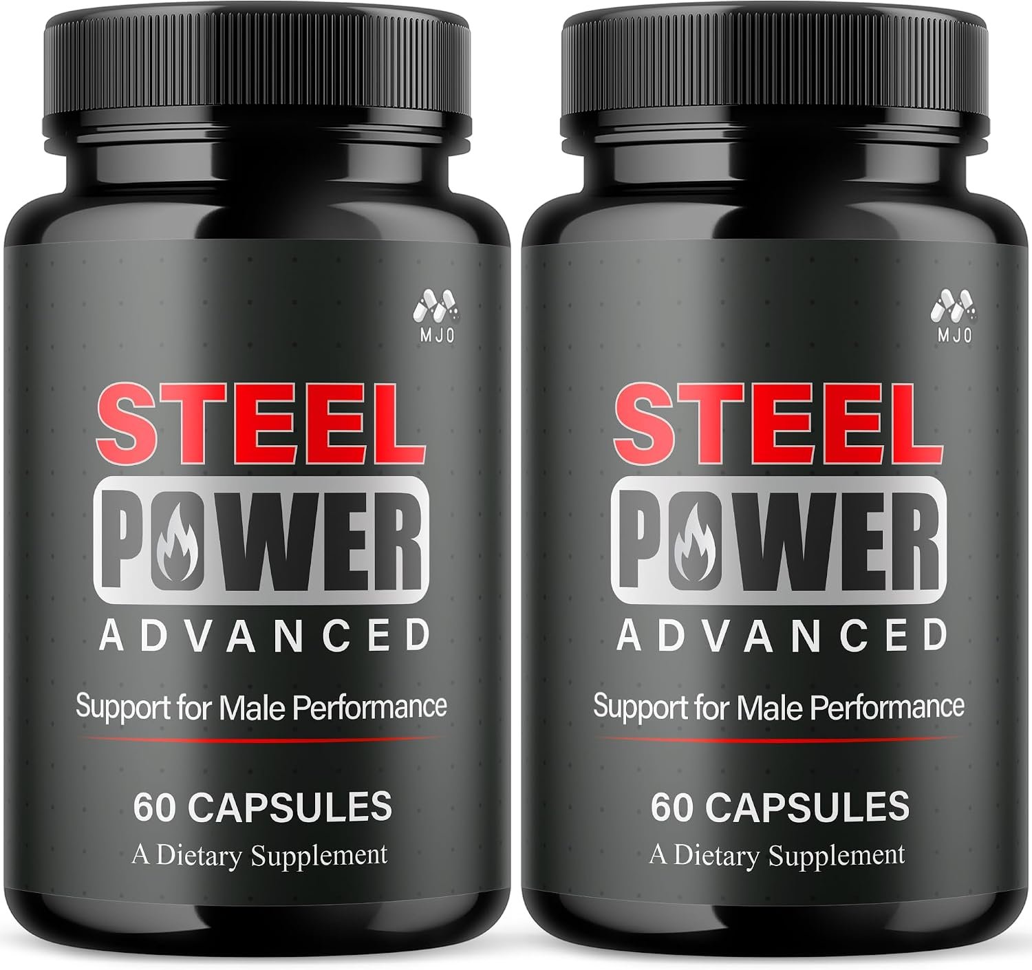 (2 Pack) Steel Power for Men, Official Steel Power for Men (120 Capsules)