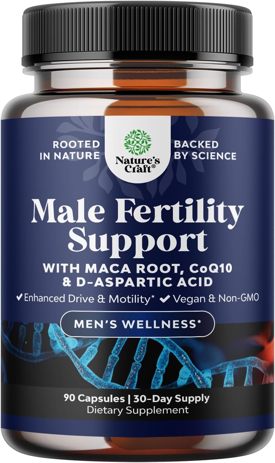 Male Fertility Supplements – Mens Prenatal Vitamins – 90 Count